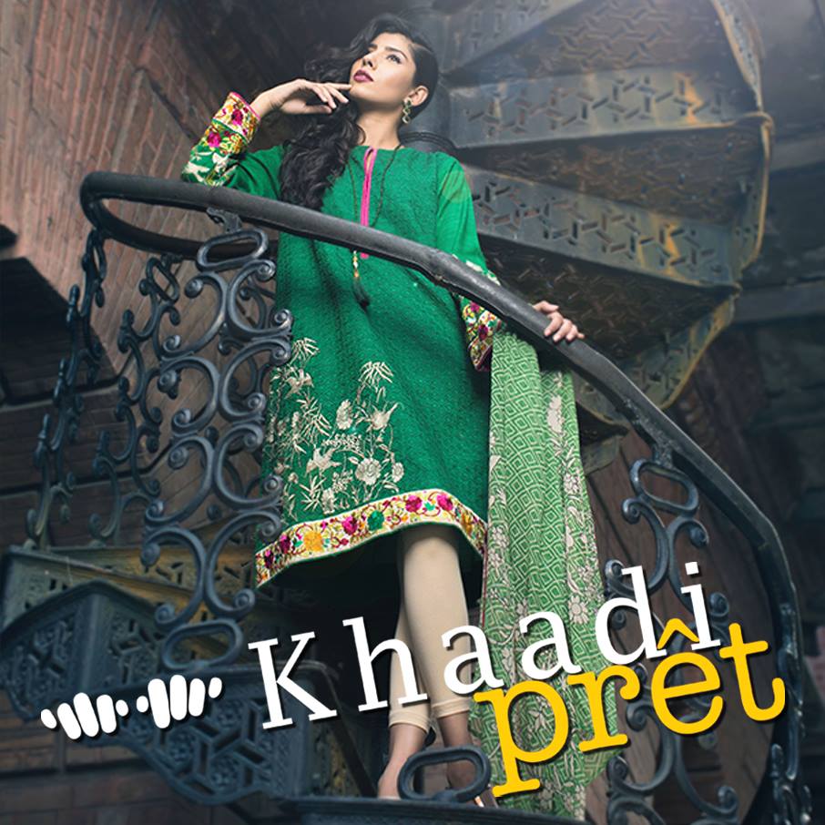 Khaadi Pret Winter Dresses Collection 2016
