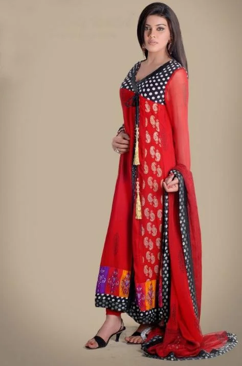Wedding & Party Angrakha Dresses Designs for Women Frocks & Sharara