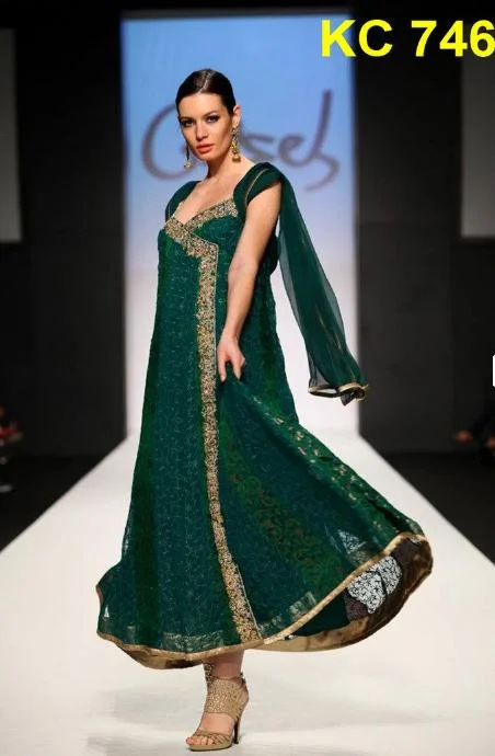 Wedding & Party Angrakha Dresses Designs for Women Frocks & Sharara