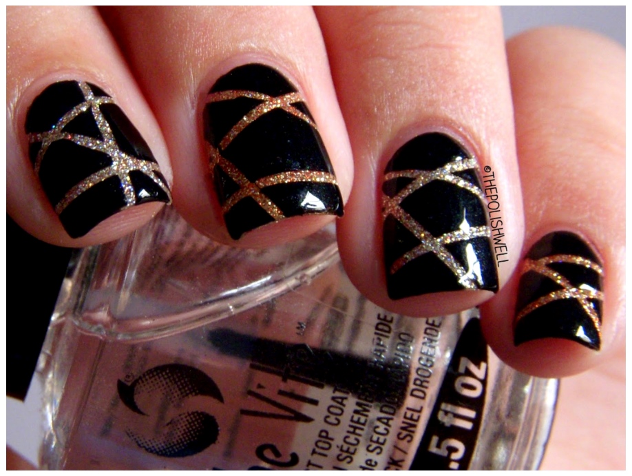 Best New Years DIY Nail Art Design Ideas For Women Party Fuction