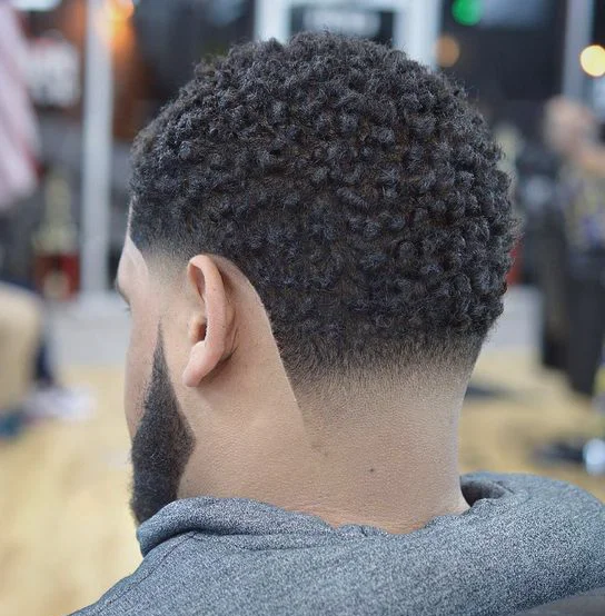 Black Men with Curly Hair