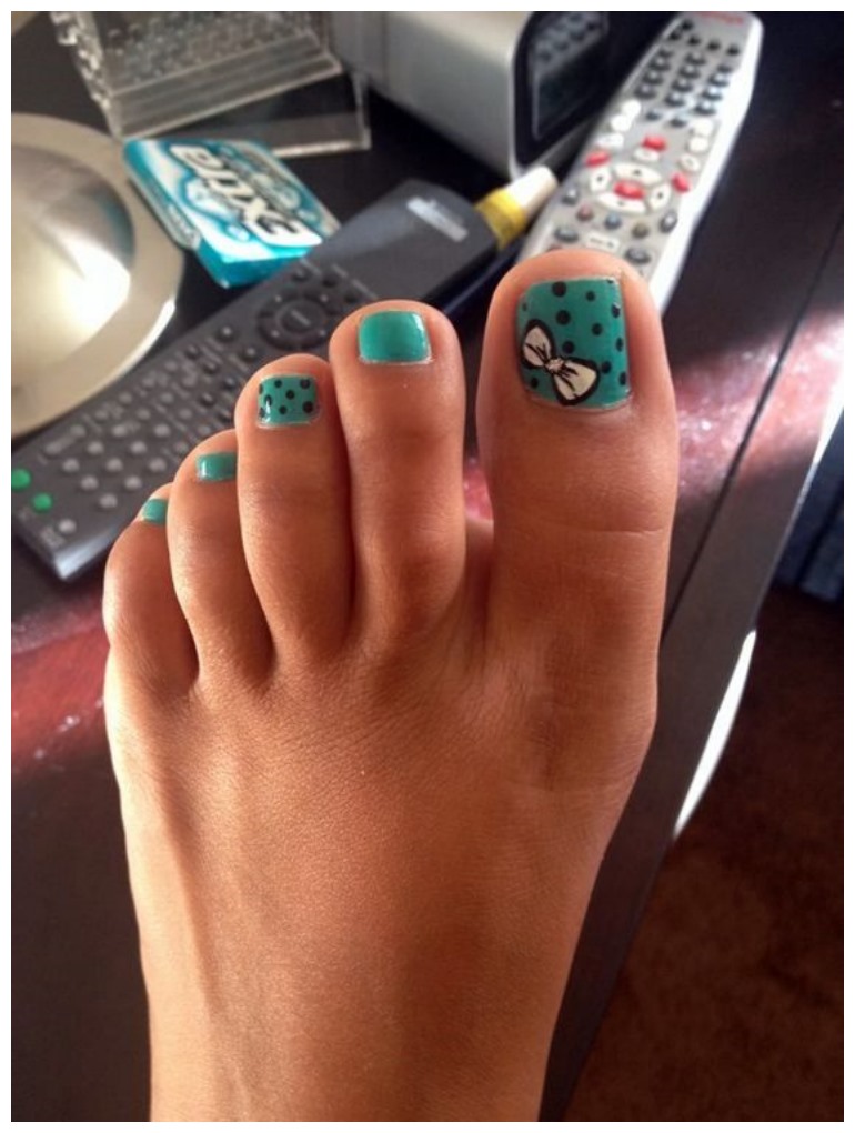 Toe Nails Art Designs Pictures