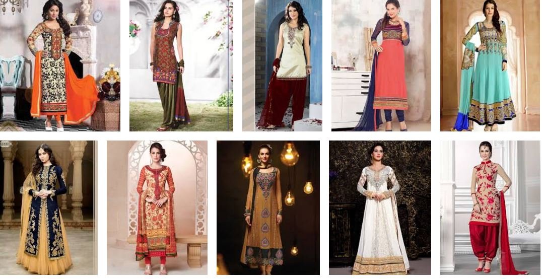 latest party wear suits 2018