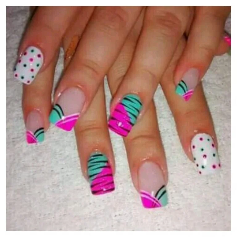 Latest Nails Designs 2023 having fun with Colors