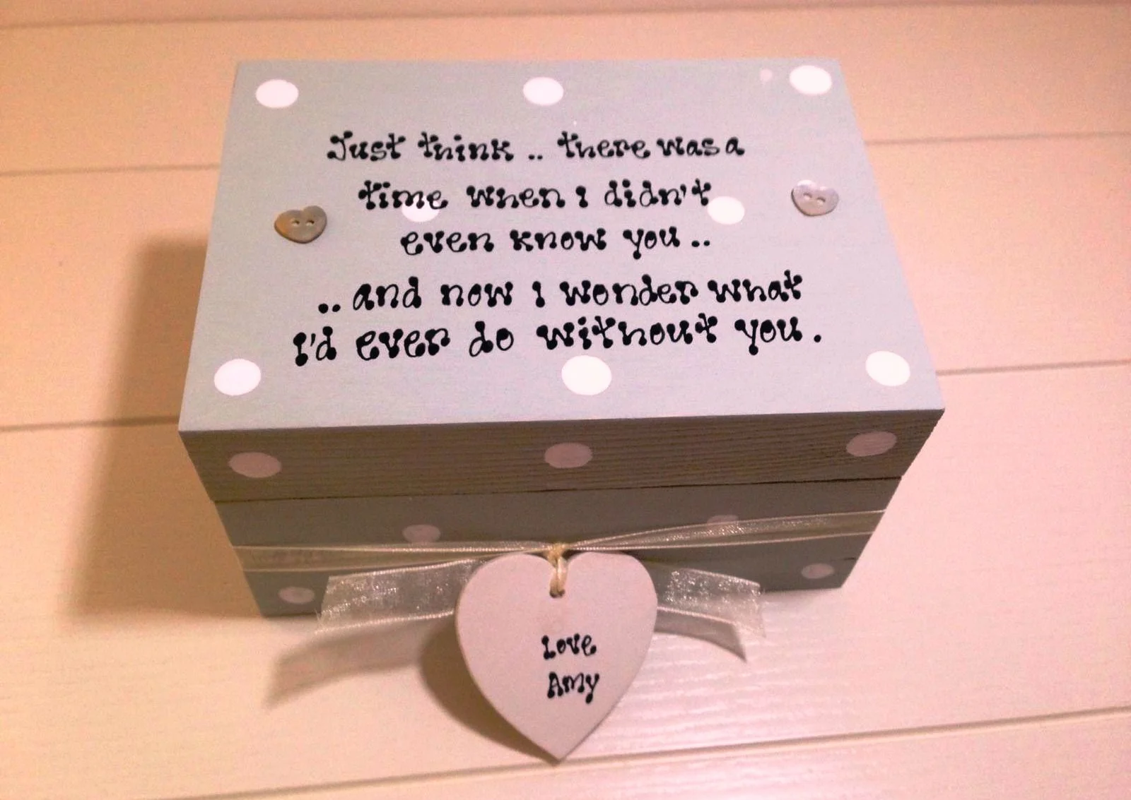 Usable sentimental gifts that celebrate Freindships.
