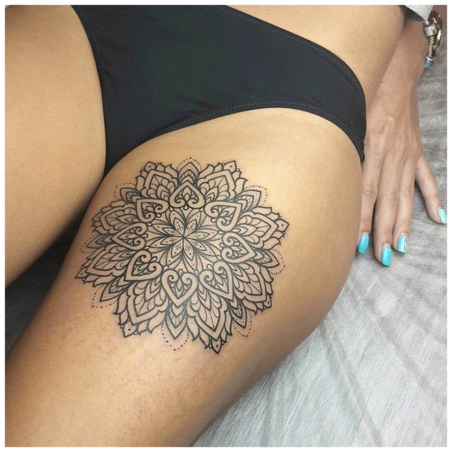28 Thigh Tattoos Ideas for Girls & Female Badass, Front, Side & Back Thigh