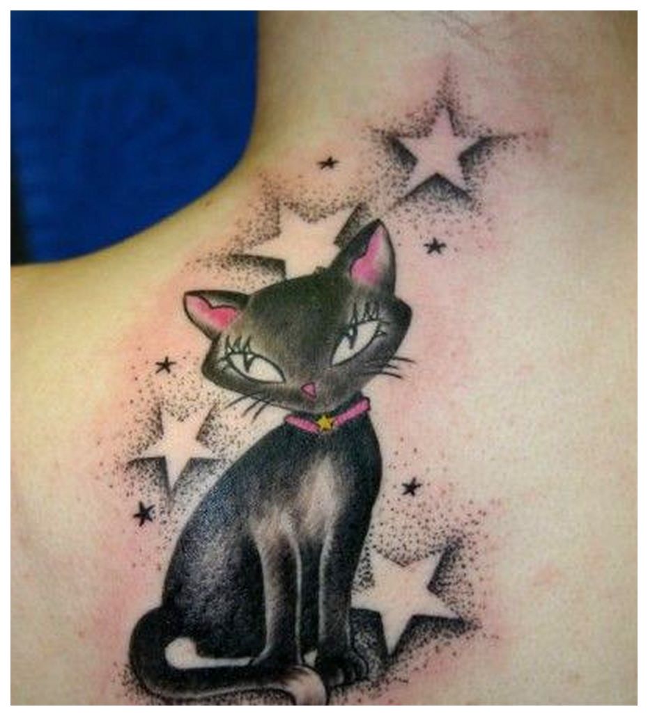Cattoo tattoo cat