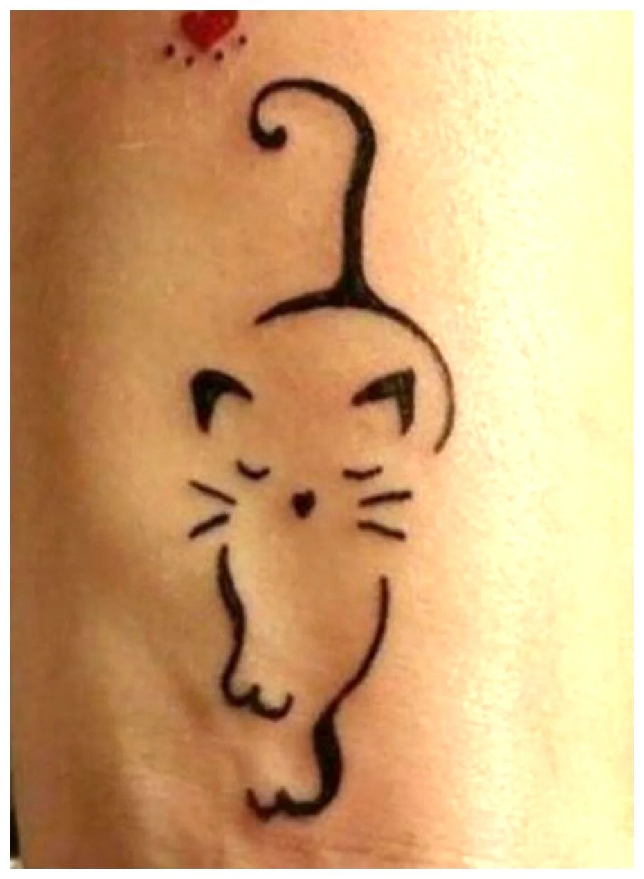 small animal Tattoos mice Cat