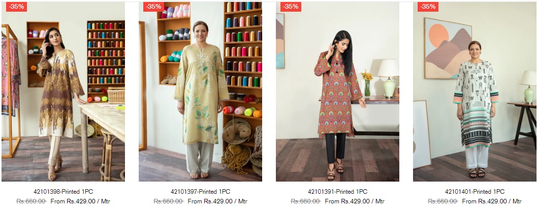 Nishat Linen Azadi Sale Women 1PC, 2PC, 3PC Dresses New Arrival