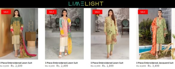 Limelight Sale 2023 Unstitched With Prices, Online Order