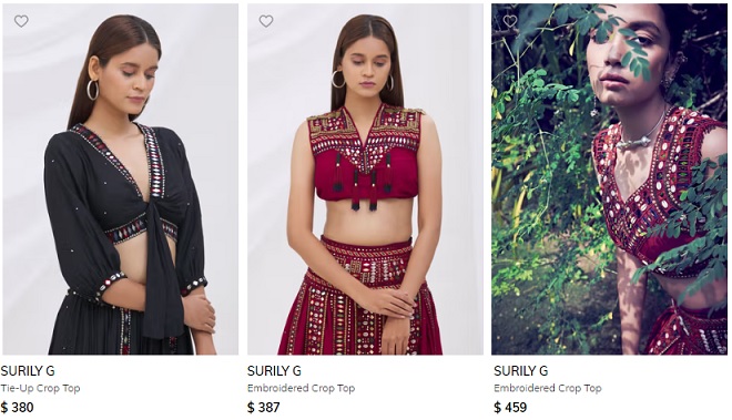 Surily Goel Tops for Women 2022 New Arrival Fashion Collections