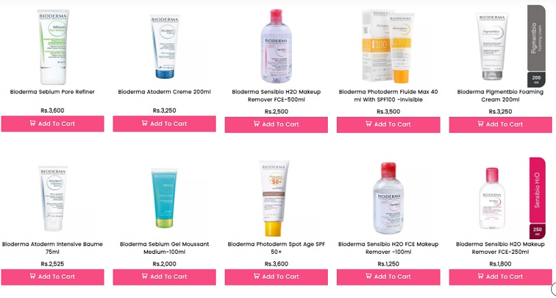 Bioderma Products Price in Pakistan Order Online