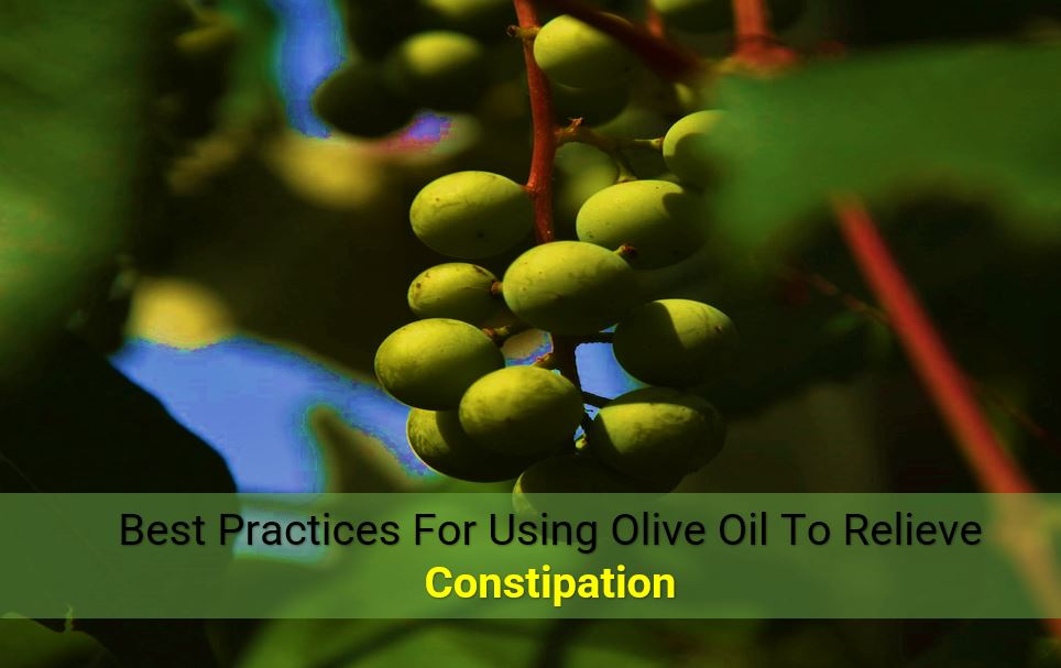 Best Practices For Using Olive Oil To Relieve Constipation
